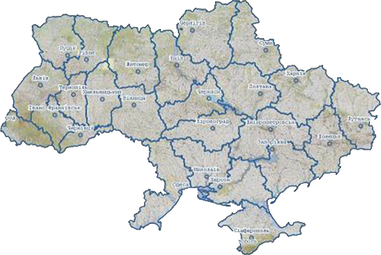 
КАДАСТРОВАЯ КАРТА УКРАИНЫ